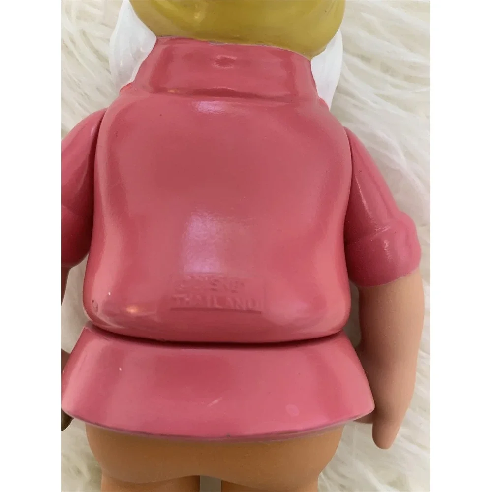 Doc Disney Snow White Seven Dwarfs Figurine Vinyl Rubber Plastic Collectible 6